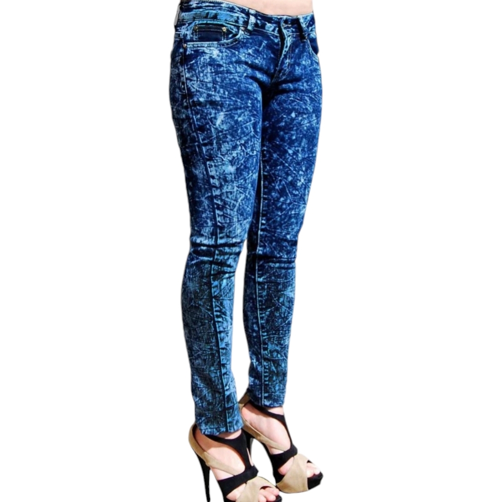 Red Camel‎ Women's 1980's Vintage Acid Washed Jeans. Size 13 (Juniors)
